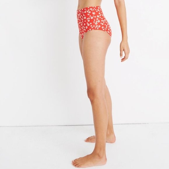 NWOT Madewell Retro High-Waisted Bikini Bottom - Picture 3 of 8